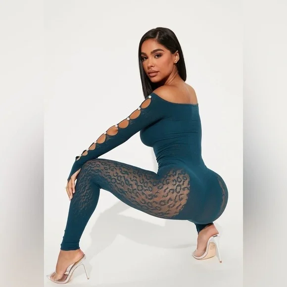 Fashion Nova Seamless Jumpsuit - Picture 3 of 10